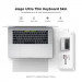 Elago Keyboard Skin - силиконов протектор за клавиатурата на MacBook Pro with Touch Bar (модели от 2016 до 2020 година) (прозрачен-мат) 2
