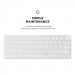 Elago Keyboard Skin - силиконов протектор за клавиатурата на MacBook Pro with Touch Bar (модели от 2016 до 2020 година) (прозрачен-мат) 4