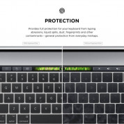 Elago Keyboard Skin - силиконов протектор за клавиатурата на MacBook Pro with Touch Bar (прозрачен-мат) 4