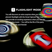 Elago Smart Spinner Case Thomas - поликарбонатов кейс (спинър) за iPhone XS, iPhone X 2