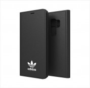 Adidas Originals New Basics Booklet Case for Samsung Galaxy S9 Plus (black) 