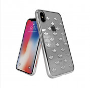 Adidas Originals Clear Case for iPhone XS, iPhone X (silver) 1