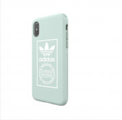 Adidas Originals Snap Case - удароустойчив хибриден кейс за iPhone XS, iPhone X (зелен) 4