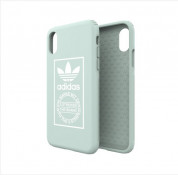 Adidas Originals Snap Case - удароустойчив хибриден кейс за iPhone XS, iPhone X (зелен) 1