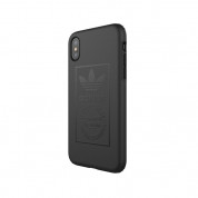 Adidas Originals Snap Case - удароустойчив хибриден кейс за iPhone XS, iPhone X (черен) 3