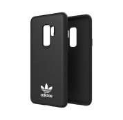 Adidas Originals New Basics Hard Case - кожен кейс за Samsung Galaxy S9 Plus (черен)