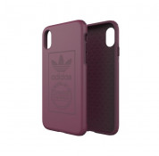 Adidas Originals Snap Case - удароустойчив хибриден кейс за iPhone XS, iPhone X (лилав)