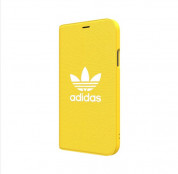 Adidas Originals Booklet Case - хоризонтален текстилен калъф за iPhone XS, iPhone X (жълт) 4