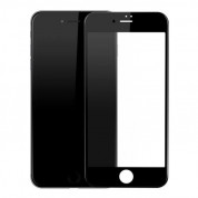 Premium Full Glue 5D Tempered Glass - обхващащо и ръбовете стъклено защитно покритие за дисплея на iPhone 8, iPhone 7 (черен)