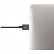 Moshi microUSB Charge and Sync Cable - кабел за устройства с microUSB порт (3 метра) (черен) 2