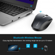 TeckNet EWM01308BA01 (BM308) Bluetooth Mouse - ергономична безжична мишка с блутут (за PC) (черна) 1