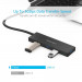 TeckNet HU05 USB 3.0 HUB - USB хъб с 4 USB 3.0 порта (черен) 4