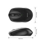 TeckNet M005 2.4G Wireless Mouse - малка безжична мишка (за Mac и PC) (черна) 2