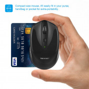 TeckNet M005 2.4G Wireless Mouse - малка безжична мишка (за Mac и PC) (черна) 4