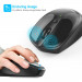 TeckNet M005 2.4G Wireless Mouse - малка безжична мишка (за Mac и PC) (черна) 2