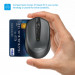 TeckNet M005 2.4G Wireless Mouse - малка безжична мишка (за Mac и PC) (сива) 3