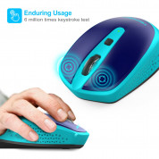 TeckNet M005 2.4G Wireless Mouse - малка безжична мишка (за Mac и PC) (синя) 1