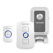 TeckNet WA668 Two Mains Plug-In Wireless Doorbell - безжичен звънец за входна врата (бял) 6