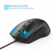 TeckNet UM017 Alpha S3 Wired Mouse - ергономична жична мишка (черна) 4
