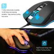 TeckNet GM269-V2 Wired Programmable Gaming Mouse - програмируема гейминг мишка (черна) 6