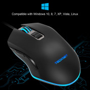TeckNet GM269-V2 Wired Programmable Gaming Mouse - Black 3