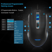 TeckNet GM269-V2 Wired Programmable Gaming Mouse - програмируема гейминг мишка (черна) 11