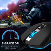 TeckNet GM269-V2 Wired Programmable Gaming Mouse - Black 9