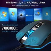 TeckNet GM269-V2 Wired Programmable Gaming Mouse - програмируема гейминг мишка (черна) 10