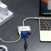 TeckNet TPD001 USB-C to VGA Multiport Adapter - адаптер за свързване от USB-C към VGA, USB-C и USB-A 3.0 3