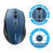 TeckNet M006 2.4G Wireless Mouse - ергономична безжична мишка (за Mac и PC) (син) 1