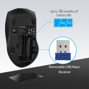TeckNet M106 Wireless Mouse - ергономична безжична мишка (за Mac и PC) 2