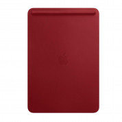 Apple Leather Sleeve - оригинален кожен калъф, тип джоб и отделение за Apple Pencil за iPad Pro 10.5 (2017) (червен)	