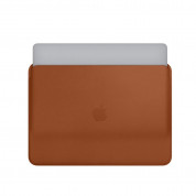 Apple Leather Sleeve - оригинален кожен калъф, тип джоб за MacBook 13 (кафяв) 2