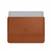 Apple Leather Sleeve - оригинален кожен калъф, тип джоб за MacBook 13 (кафяв) 3
