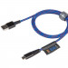 A-solar Xtorm CS010 Solid Blue Micro USB Cable 1m - здрав кевларен кабел за устройства с microUSB порт (1 метър) (син) 1