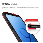 Patchworks Level ITG Case - хибриден удароустойчив TPU калъф за Samsung Galaxy S9 (червен) 5