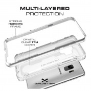 Ghostek Cloak 3 Case - хибриден удароустойчив кейс за Samsung Galaxy S9 Plus (прозрачен-черен) 3