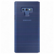 Samsung LED View Cover EF-NN960PLEGWW - оригинален кожен калъф през който виждате информация от дисплея за Samsung Galaxy Note 9 (син) 2