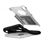 Spigen Tough Armor Case - хибриден кейс с най-висока степен на защита за iPhone XS, iPhone X (сребрист) 4