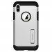 Spigen Tough Armor Case - хибриден кейс с най-висока степен на защита за iPhone XS, iPhone X (сребрист) 2