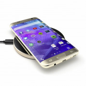 Satechi Wireless Charging Pad Fast Charge - поставка (пад) за безжично захранване за QI съвместими устройства (златист) 5