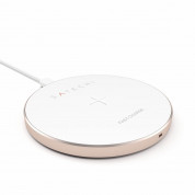 Satechi Wireless Charging Pad Fast Charge - поставка (пад) за безжично захранване за QI съвместими устройства (розово злато) 4