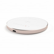 Satechi Wireless Charging Pad Fast Charge - поставка (пад) за безжично захранване за QI съвместими устройства (розово злато) 1