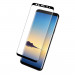Eiger 3D Glass Edge to Edge Curved Tempered Glass - калено стъклено защитно покритие с извити ръбове за целия дисплея на Samsung Galaxy Note 9 (черен-прозрачен) 3