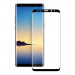 Eiger 3D Glass Edge to Edge Curved Tempered Glass - калено стъклено защитно покритие с извити ръбове за целия дисплея на Samsung Galaxy Note 9 (черен-прозрачен) 1
