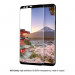 Eiger 3D Glass Edge to Edge Curved Tempered Glass - калено стъклено защитно покритие с извити ръбове за целия дисплея на Samsung Galaxy Note 9 (черен-прозрачен) 5