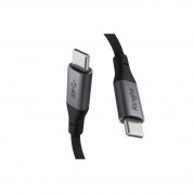 Ringke Premium USB-C to USB-C 3.0 Cable - кабел за MacBook и устройства с USB-C порт (1.2 м) (черен)