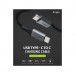 Ringke Premium USB-C to USB-C 3.0 Cable - кабел за MacBook и устройства с USB-C порт (1.2 м) (черен) 6