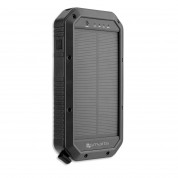 4smarts Solar Wireless Qi Power Bank TitanPack 20,000mAh - соларна удароустойчива външна батерия с безжично зареждане, три USB изхода и LED фенер 