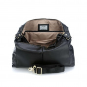 Knomo Audley Shoulder Bag - луксозна кожена чанта с презрамка за Macbook 13 и лаптопи до 13 инча (черен) 5
